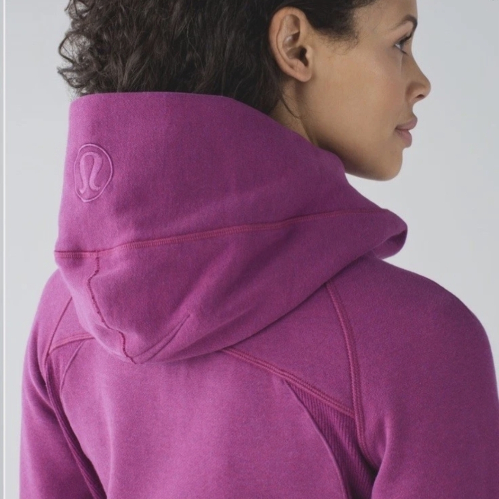 Lululemon Athletica Regal Plum Scuba Hoodie Sz 4 - Picture 3 of 8